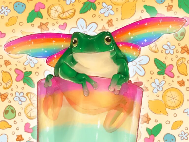 Ilustración original ©️ Queer frog